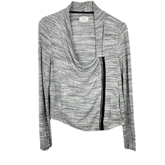 Lou & Grey Tops - Lou & Grey Moto Zip Cardigan Jacket Sz M